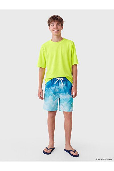 LC Waikiki Green Boys' Swimwear Top