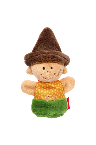 Sigikid Păpușă de pluș pentru deget, mascotă gnom hoț, teatru pentru copii