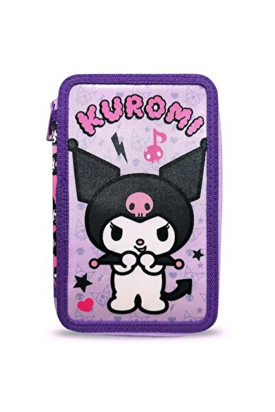 OEM Penar cu trei compartimente Lila Kuromi 12.5x6x19.5cm