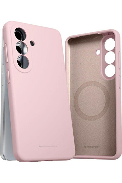 Mercury Θήκη Σιλικόνης Magsafe Αμιγής για Samsung Galaxy S26 Ροζ Άμμος