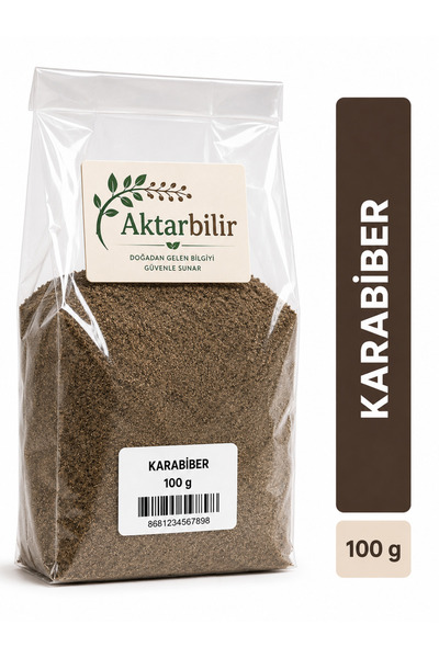 Karabiber 100 g - Taze Çekim Karabiber