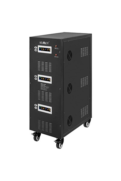 Kemot PROavr-80k Three-Phase Servo Voltage Stabilizer, 80000 VA, LCD Display