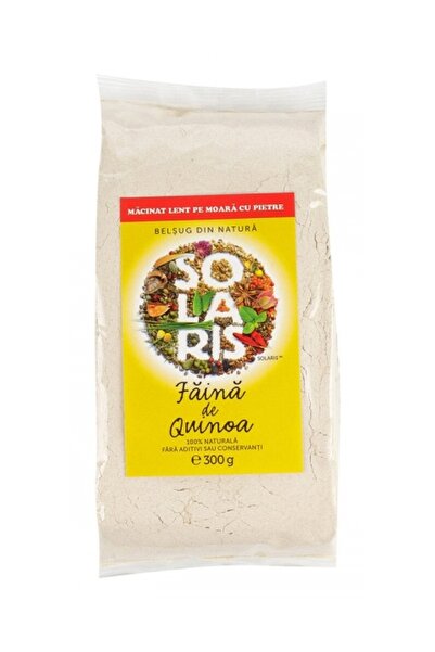 SOLARIS Faina de quinoa, 300g - Ingredient , fara gluten, bogat in proteine s...