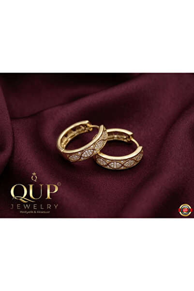 qup Taşlı Özel Küpe