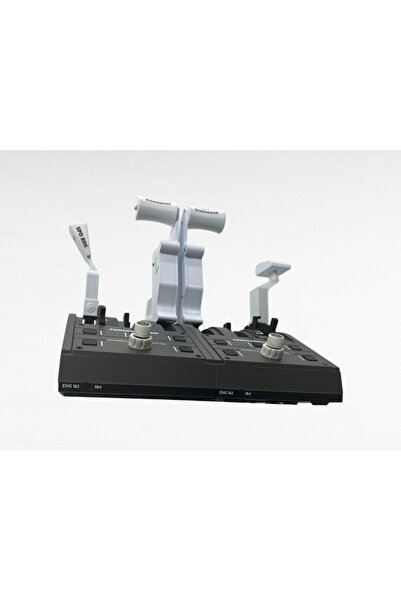 Thrustmaster TCA Throttle Quadrant için Ayrı Beyaz Thrust Lever Seti - Flight Simulator