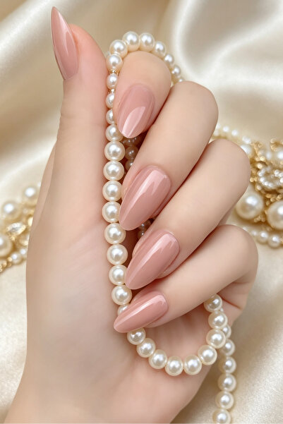 Easy Beauty Kısa Badem Takma Tırnak SMALL 10 Adet Takma Tırnak Seti
