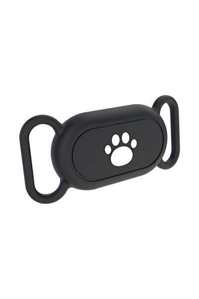 Choice4 Black - Cat Paw Dog Collar Holder for SmartTag2,Waterproof Silicone C...