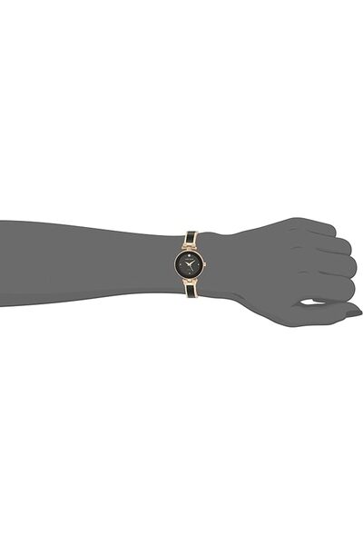 Anne Klein ساعة نسائية بسوار من الألماس الأصلي