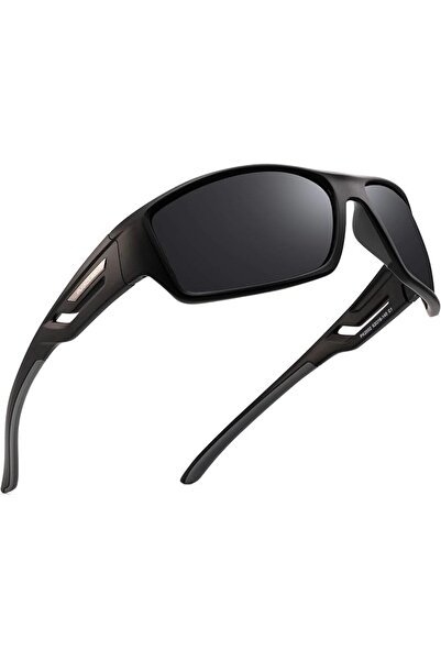 PUKCLAR Polarised Sports Sunglasses for Men Women - Lightweight TR90 Frame, U...
