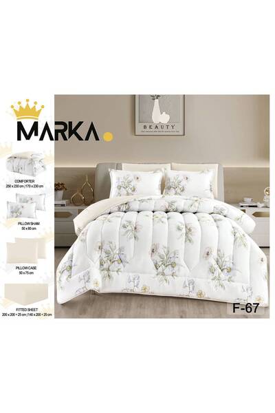 Generic Nefirin Summer Floral Patterned Quilt Set - Cool and Soft Fabric - 6 ...