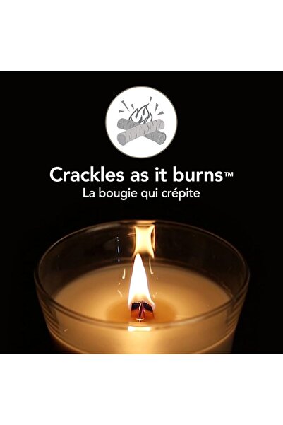 WoodWick شمعة معطرة، شمعة بيضاوية الشكل بنكهة التوت الأسود، مع فتيل متوهج، مد...