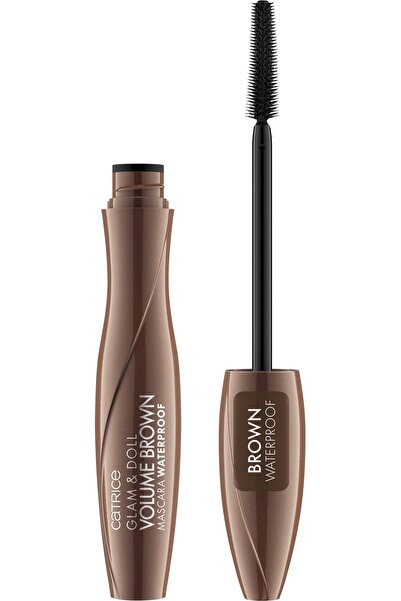 OEM Mascara Glam & Doll Volume Maro Rezistent la apă, 10 ml