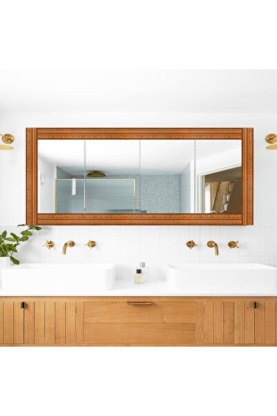 SYOSI Wood Wallpaper Border, 196" x 4.1" Self-Adhesive 3D Peel and Stick Wall...