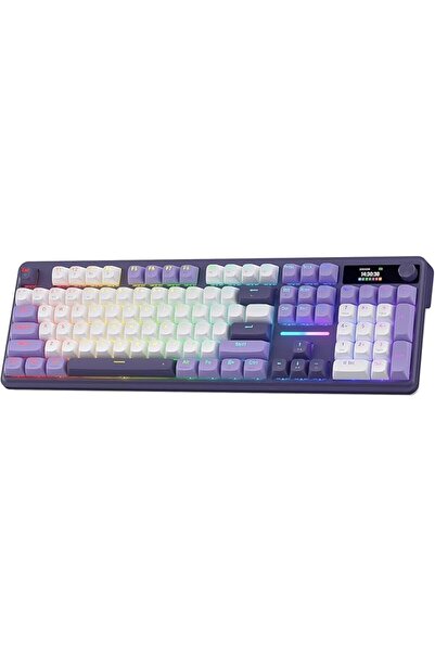REDRAGON لوحة مفاتيح الألعاب K668 RGB، 104 مفاتيح + 4 مفاتيح اختصار إضافية، ل...