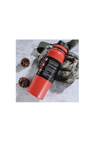 desselan Sports Water Bottle – 26 Oz Leak-Proof Vacuum Insulated Stainless Steel Thermo Mug (Red)