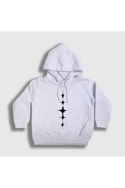 Presmono Unisex Kids White Tacet Mark Wuthering Waves Hooded Sweatshirt 619072Tt