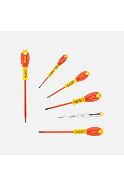 Stanley 0-65-441 Fatmax İzoleli Elektrikçi Tornavida Seti (6 Parça) (Ph Set)