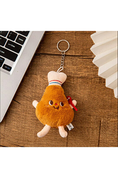 BABUN مجموعة زينة حقائب يد لطيفة على شكل سلسلة مفاتيح من القطيفة، موديلات ألع...