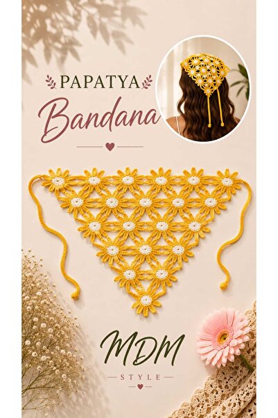mdm style Yellow Daisy Bandana