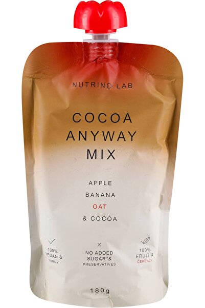 OEM COCOA ANYWAY MIX πουρές μήλου, μπανάνα, δημητριακά, κακάο, 180 γρ.