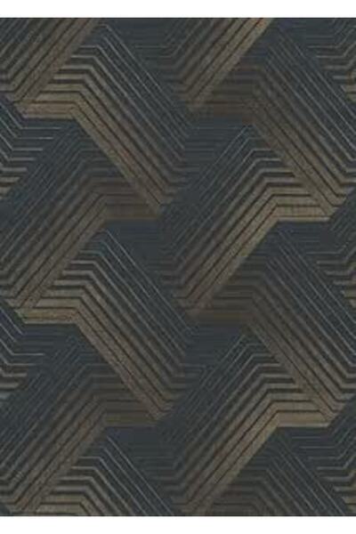Generic Kraft Gift Wrapping Paper – 2m x 70cm with Dark Blue Geometric Design...