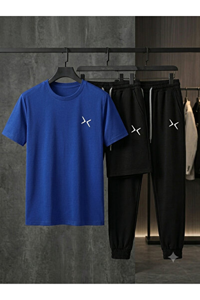 CLOTHES33 T-Shirt, Sweatpants, Shorts 3-Piece Combination Thin Summer Sweat-A...