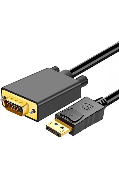 KASTWAVE كابل DisplayPort إلى VGA بطول 6 أقدام، محول DP إلى VGA، كابل فيديو ب...