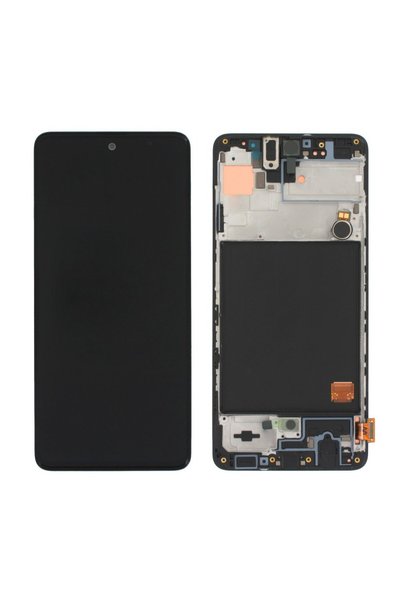 Samsung Γνήσια Οθόνη Με Μηχανισμό Αφής A515 Galaxy A51 Μαύρο GH82-21680A