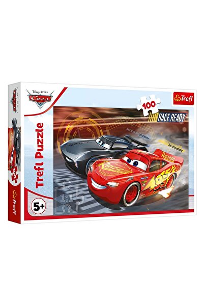Trefl Puzzle Mașini 2 - Fulger McQueen și Jackson Storm, 100 de piese