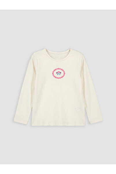 LC Waikiki Crew neck printed girl's t-shirt