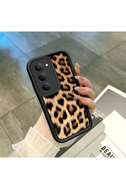 quırkshıeld Redmi 15 4G/5G Uyumlu Yüksek kaliteli leopar desenli yumuşak sili...