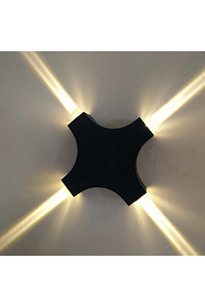 STARSTAR Outdoor Wall Lamp, IP54 Waterproof Square Aluminum Wall Lamp, Indoor...
