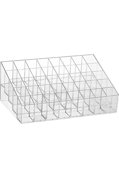 STARSTAR Clear Acrylic Cosmetic Organizer with 40 Compartments, Desktop Stora...