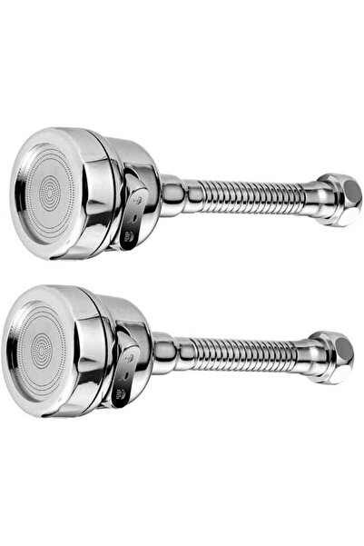 STARSTAR Two-piece faucet extension rod/adapter set, silver ABS material
