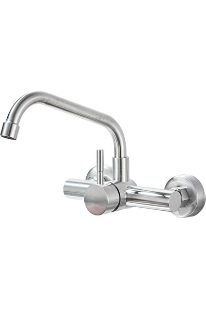 STARSTAR Wall-mounted kitchen faucet, 360° rotating wall-mounted mixer faucet...