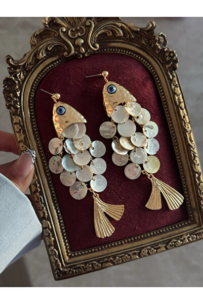 h&b design jewel Steel Fish Earrings