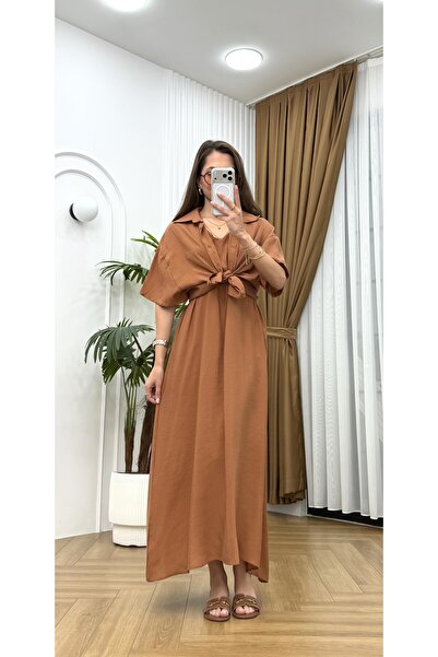 R-Style فستان من قماش التينسل