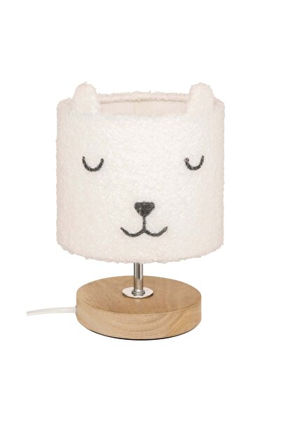 Atmosphera for kids Lampă de birou pentru copii cu priză "Toxey" - Albă, H.23 cm