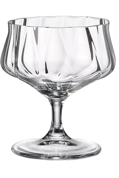 Cristal Bohemia Set 6 Cupe Inghetata Bohemia Cettia Optic 295 ml