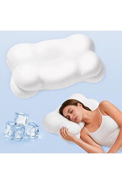 Dotail Orthopedic Pillow, 2 heights, 2 removable covers, memory foam, 69 x 38...
