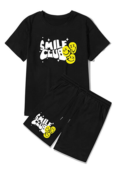bellanova Unisex Printed T-Shirt and Shorts Set
