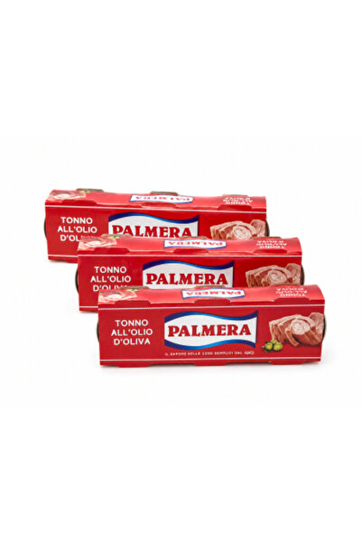Palmera Set 3 x Ton în ulei de măsline, 3 x 90 g (810 g total) – 9 conserve