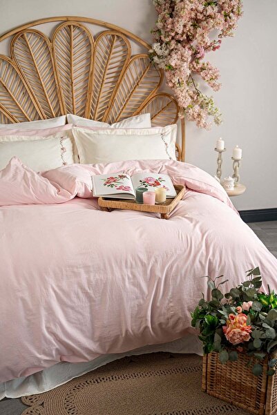İyi Geceler İstanbul SWEET DREAMS Set de lenjerie de pat dublă brodată