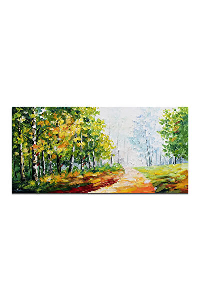 artnova Ръчно рисувана картина за спалня, всекидневна, Хармония на природата,...