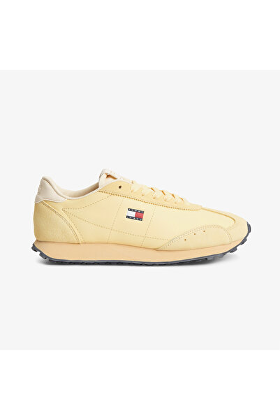 Tommy Hilfiger Retro Runner Archive Kadın Sarı Spor Ayakkabı