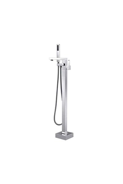 Generic China Square Chrome Floor Standing Bath Mixer