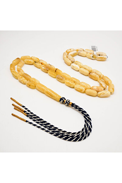 Generic Brand Kaliningrad Amber Shawaib Rosary – 47 Beads 17×8mm Barrel Praye...