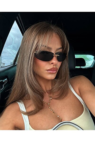 Goldmine Unisex Premium Minna Y2K Sunglasses Uv400 Black