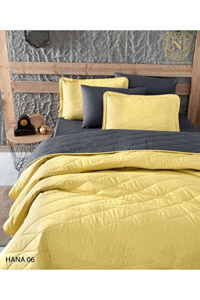 NAJMA Turkish Compressed Bed Sheet Set 100% Cotton Plain Design 6 Pieces for ...