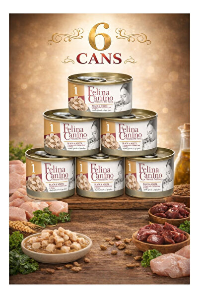 felina canino Cat Food (6 Cans) with Chicken and Liver – Complete and Healthy...